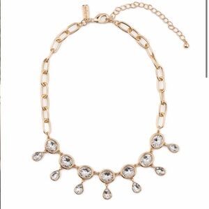 The dirty chic gold statement necklace